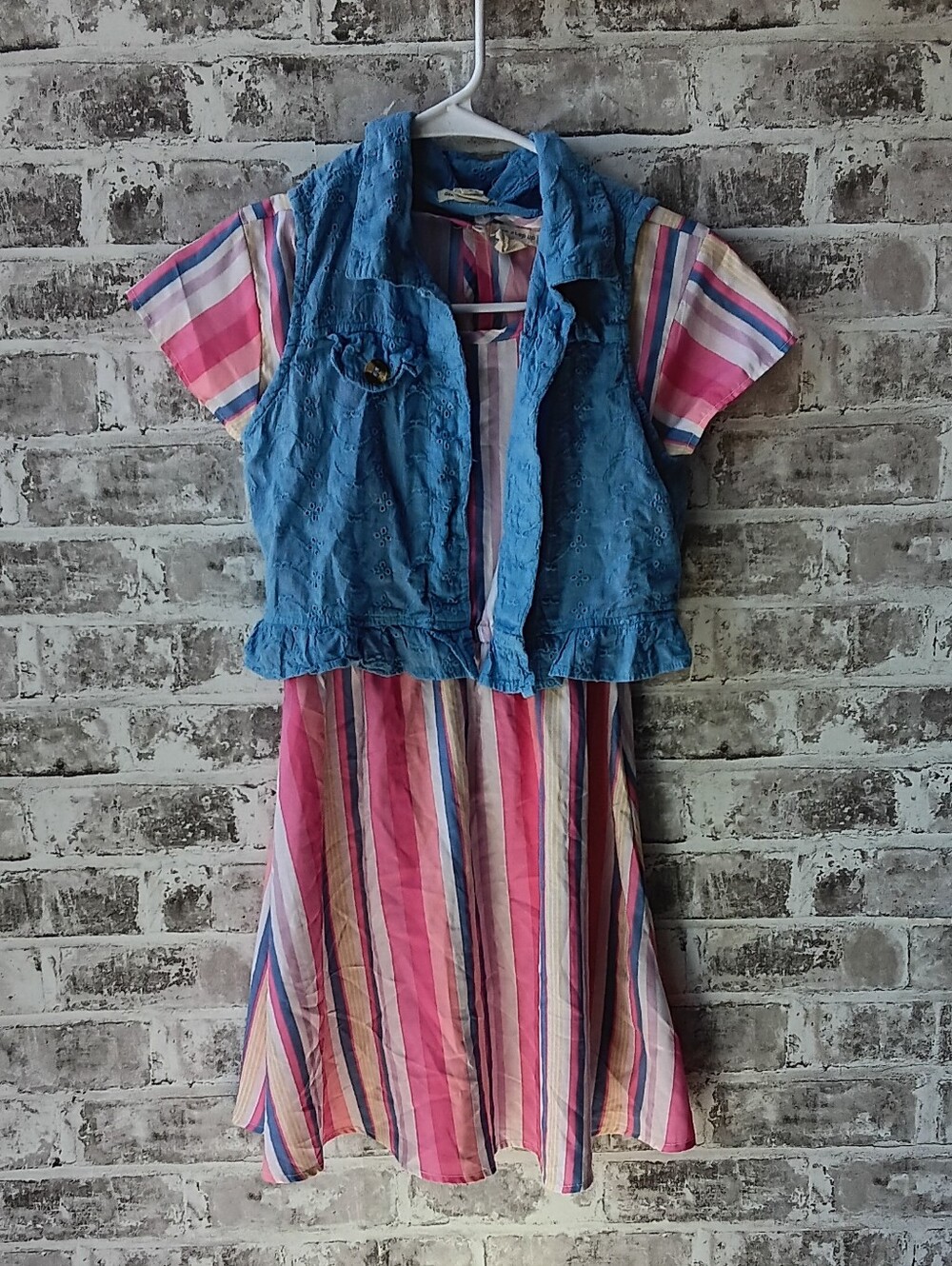 Cute Kids Summer Dress with Vest